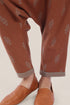 Jacquard harem pants